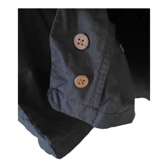 Vintage 2000s Sol Wear Pineapple Shirt Men’s XL – Black Embroidered Hawaiian But - Picture 4 of 5